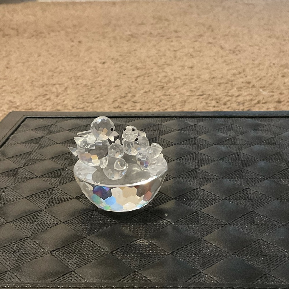 Swarovski large crystal bird bath - Picture 2 of 4
